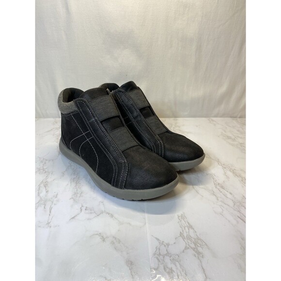 Clark’s Adella Bend Booties Black Womens 9 Wide - Picture 1 of 8